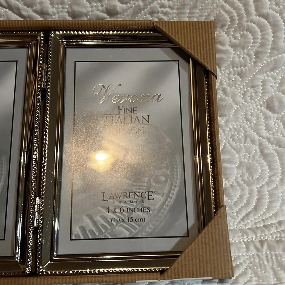 Lawrence Verona 4x6 silver‎ frames, NWT